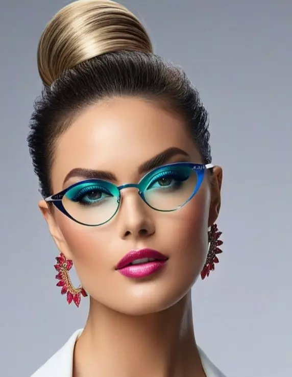 20 مدل عینک طبی دخترانه صورت کشیده 18 20 مدل عینک طبی دخترانه صورت کشیده 18