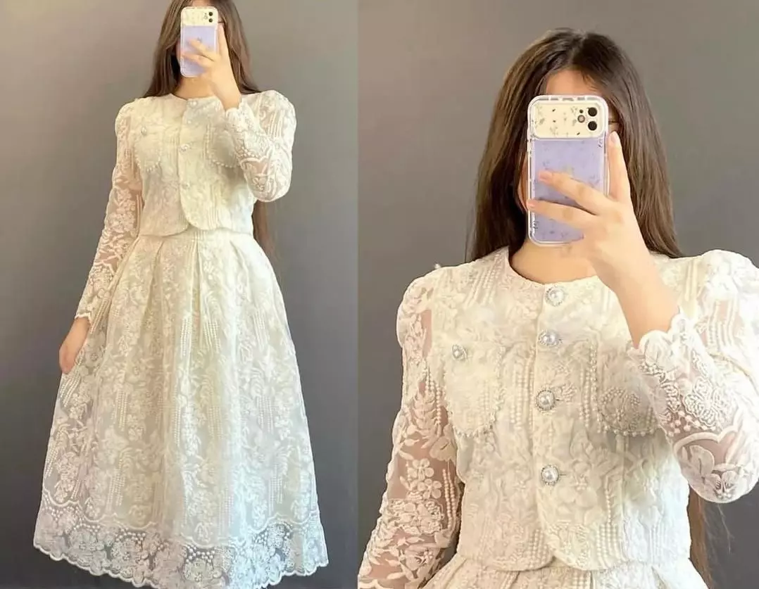 لباس مجلسی دخترانه بلند 27