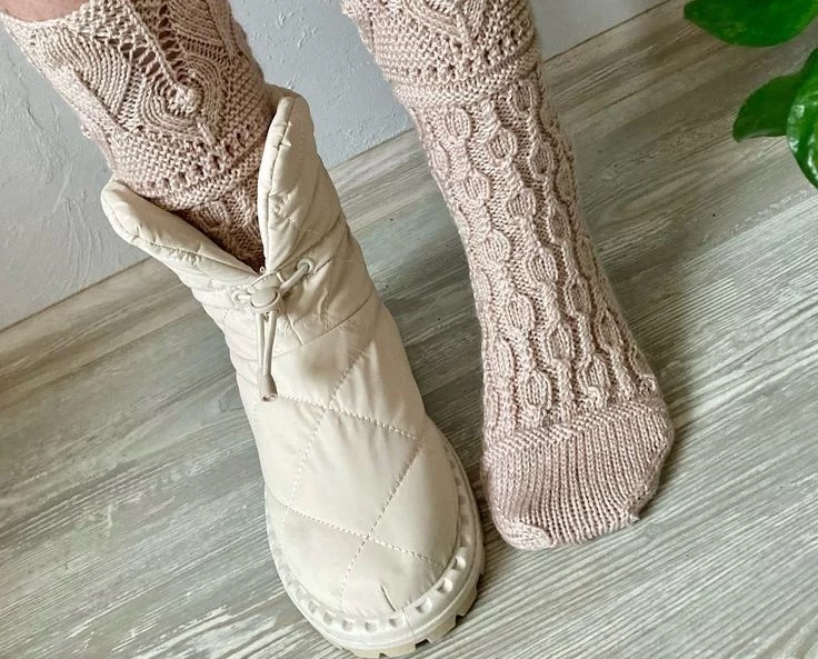 مدل جوراب بافتنی زنانه 20