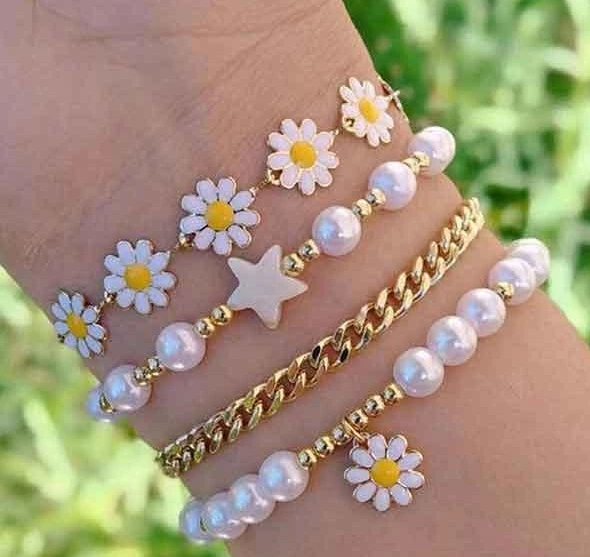 مدل دستبندمهره ای فانتزی 14