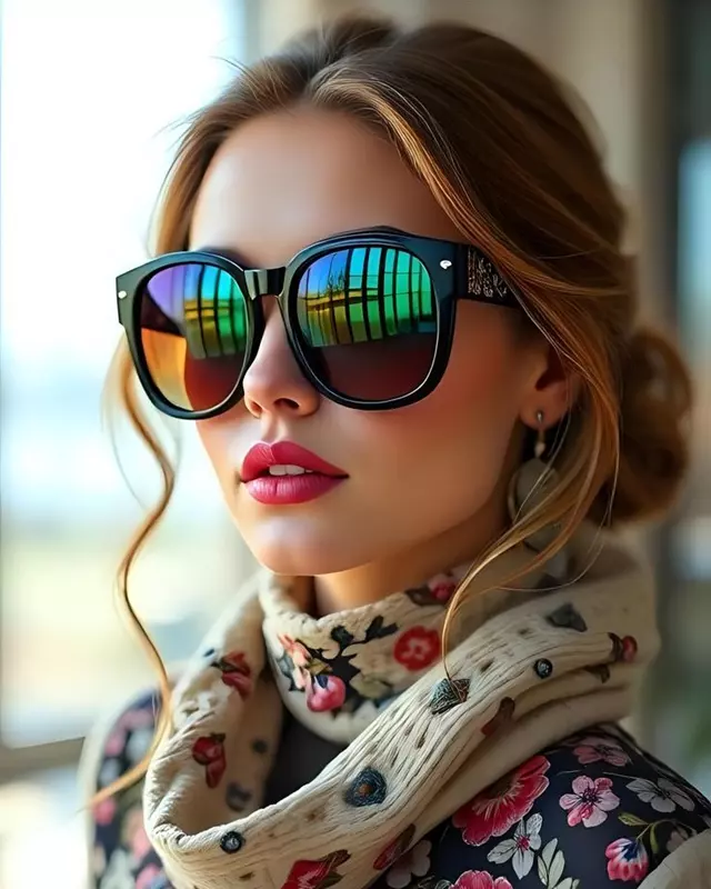 مدل عینک آفتابی دخترانه 20