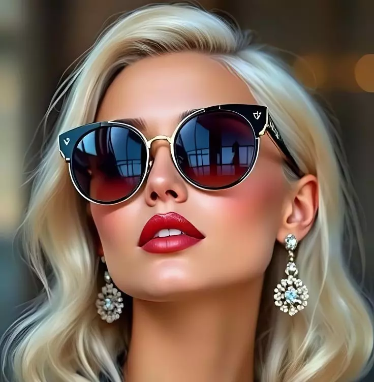 مدل عینک آفتابی دخترانه 8