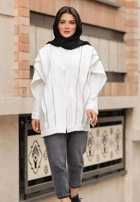 مدل مانتو مینیمال دخترانه 10