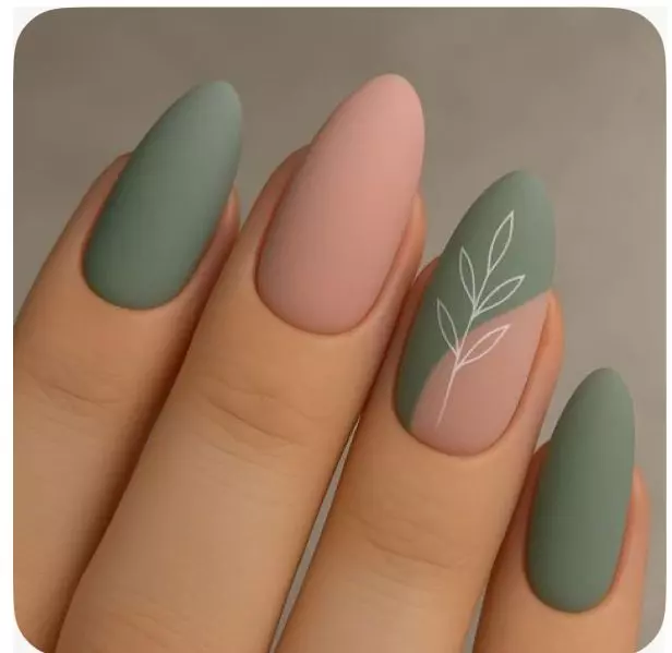 مدل ناخن مینیمال دخترانه 34