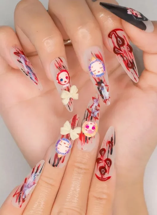مدل ژلیش ناخن عروسکی فانتزی 5 مدل ژلیش ناخن عروسکی فانتزی 5