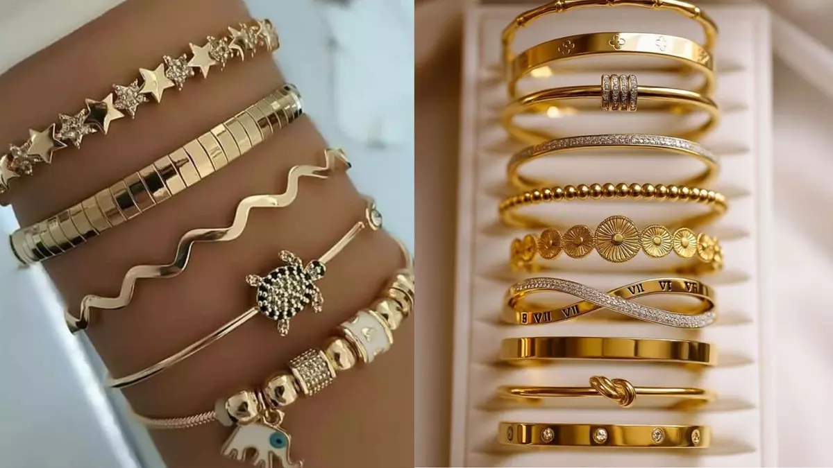 مدل‌های جدید النگو طلا دخترانه