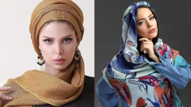 جدیدترین مدل های بستن شال