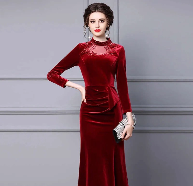 لباس مجلسی مخمل ترند 2026 1