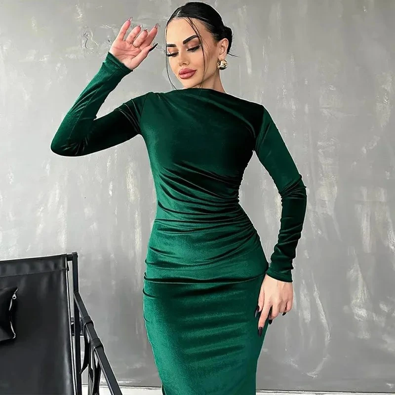 لباس مجلسی مخمل ترند 2026 6