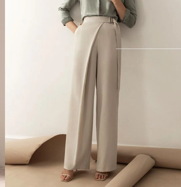 مدل شلوار پارچه ای گشاد 17