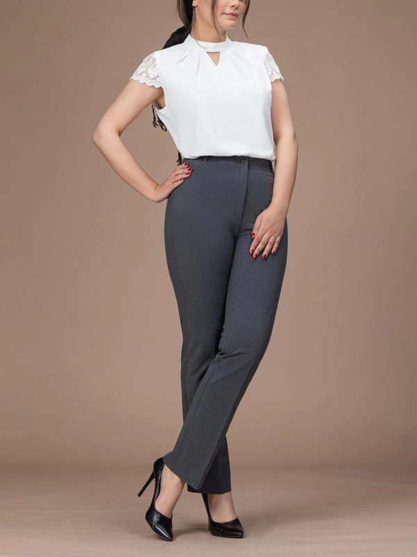 مدل شلوار پارچه ای گشاد 20