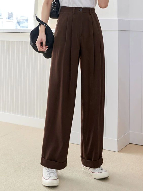 مدل شلوار پارچه ای گشاد 9