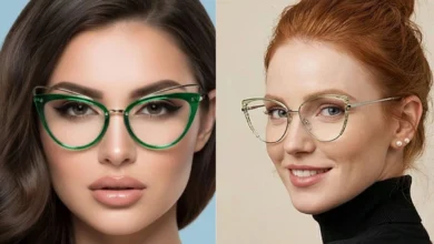 مدل عینک طبی گربه ای زنانه