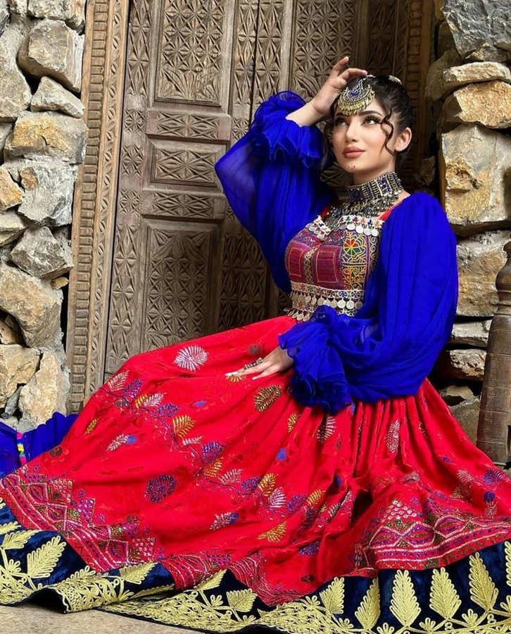 مدل لباس افغانی سنتی 1