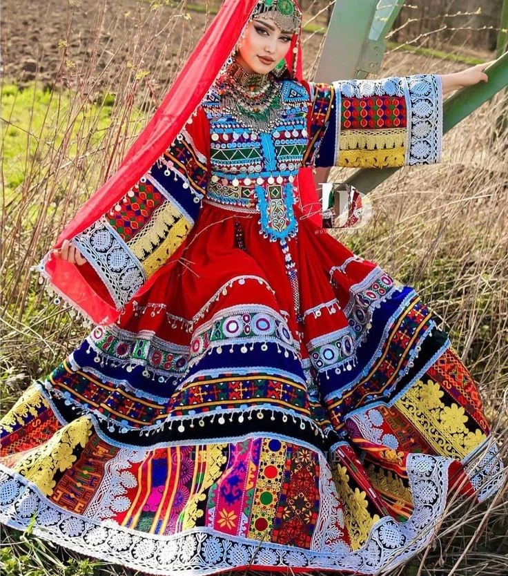 مدل لباس افغانی سنتی 10