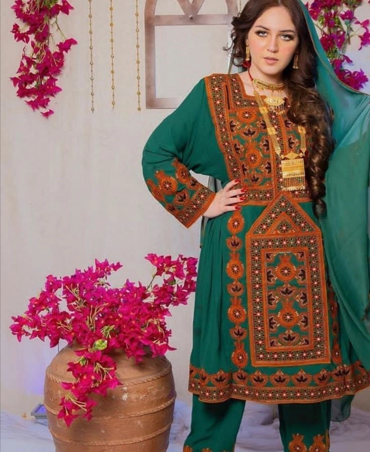 مدل لباس افغانی سنتی 18