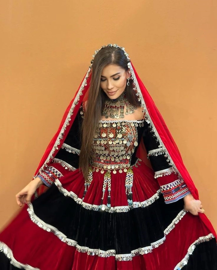 مدل لباس افغانی سنتی 3