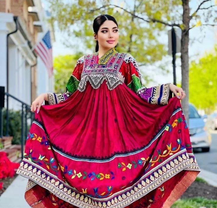مدل لباس افغانی سنتی 4