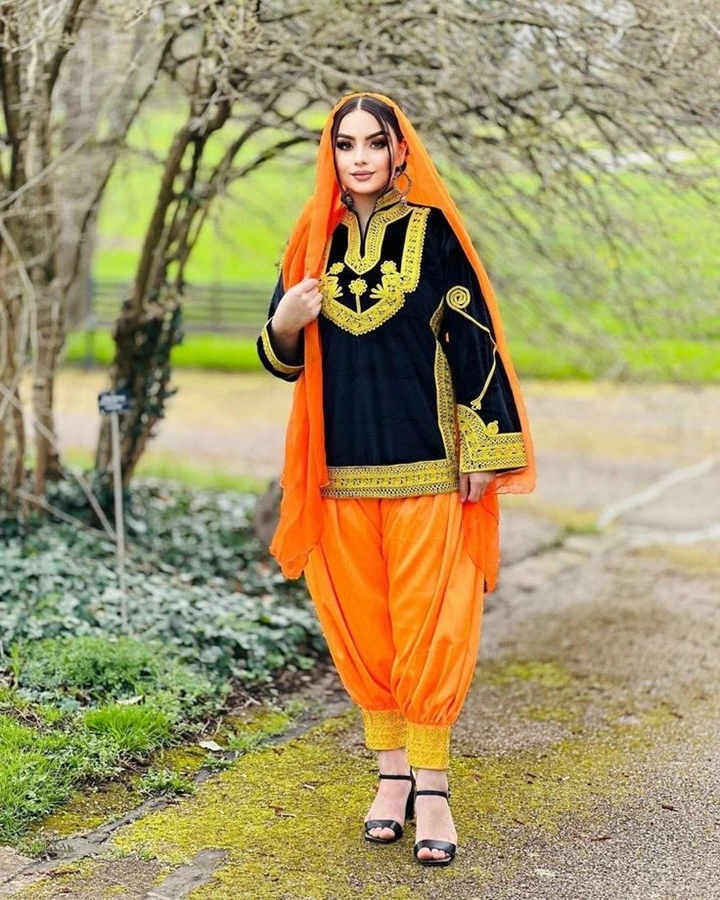 مدل لباس افغانی سنتی 6