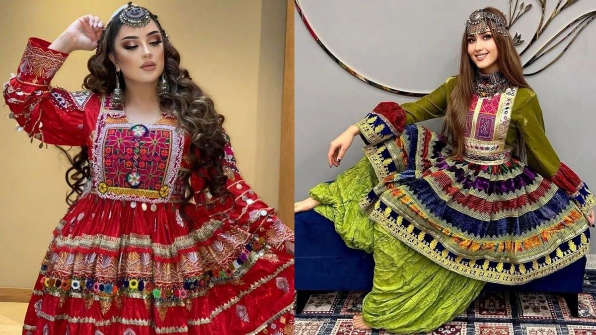 مدل لباس افغانی سنتی