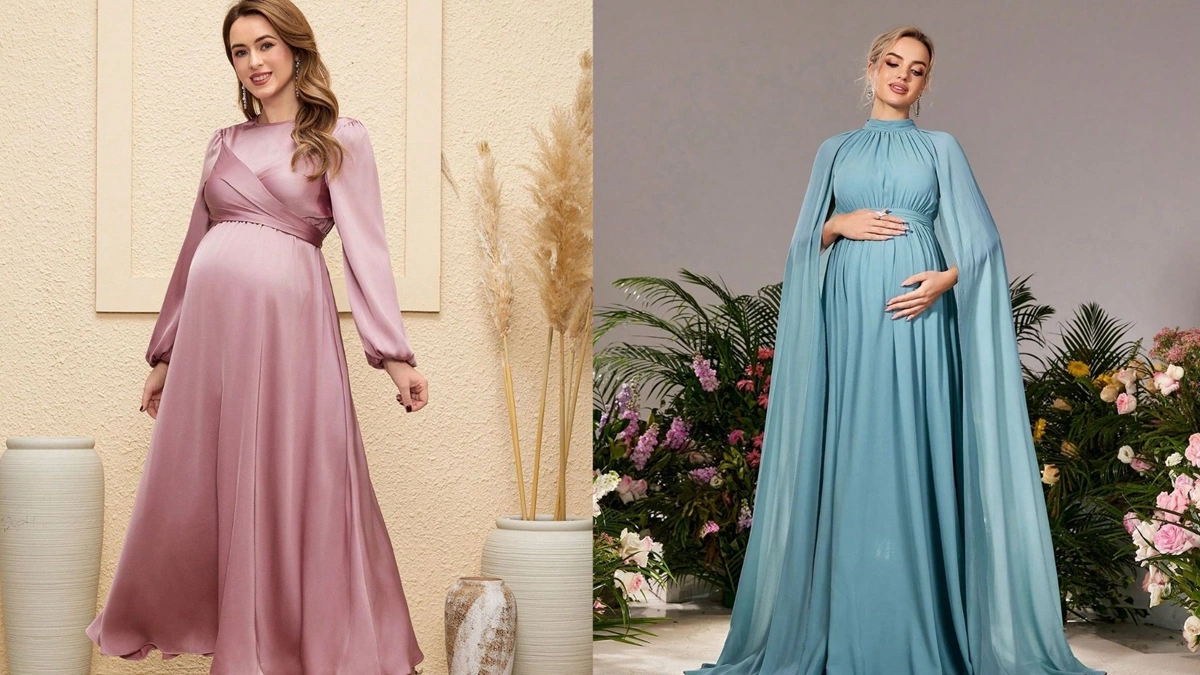 مدل لباس بارداری مجلسی