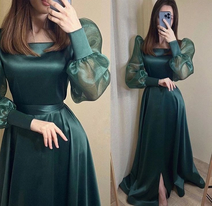 مدل لباس مجلسی ساتن 5