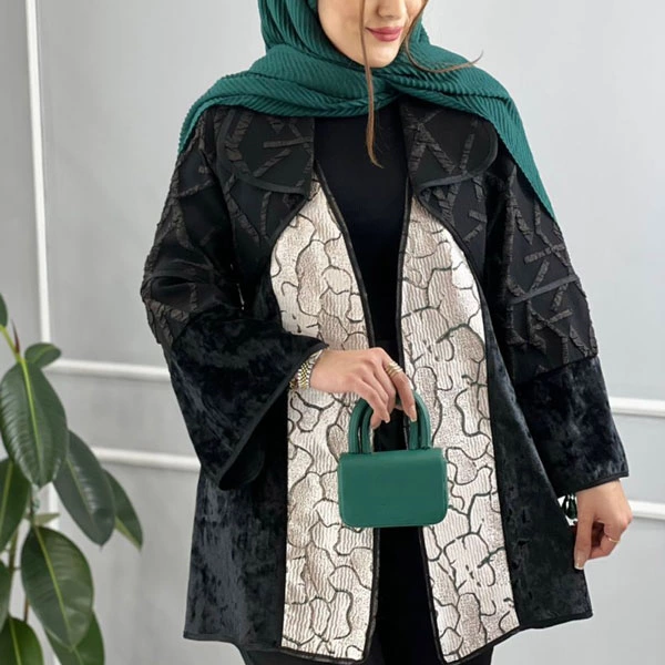 مدل مانتو ژاکارد مجلسی 15