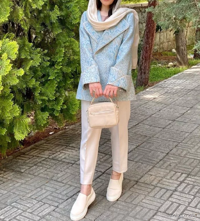 مدل مانتو ژاکارد مجلسی 17