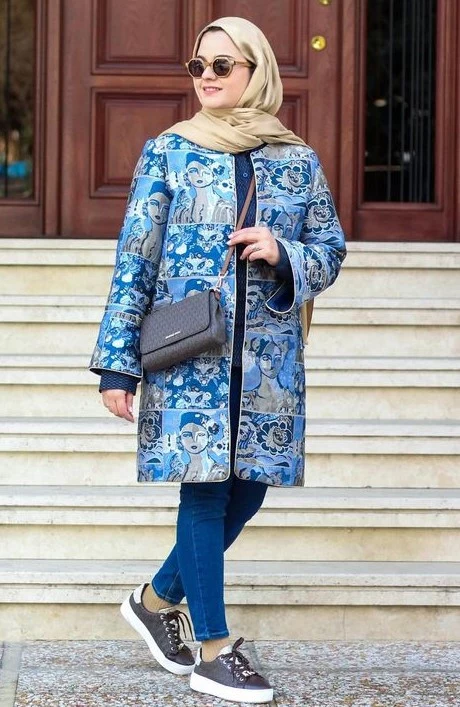 مدل مانتو ژاکارد مجلسی 5