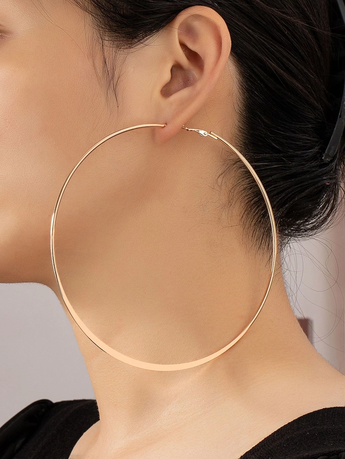 مدل گوشواره حلقه ای بزرگ 20