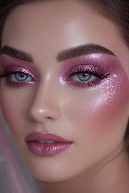 مدل آرایش چشم شاین 1