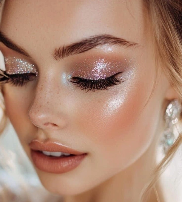 مدل آرایش چشم شاین 14