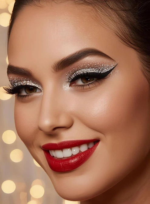 مدل آرایش چشم شاین 5
