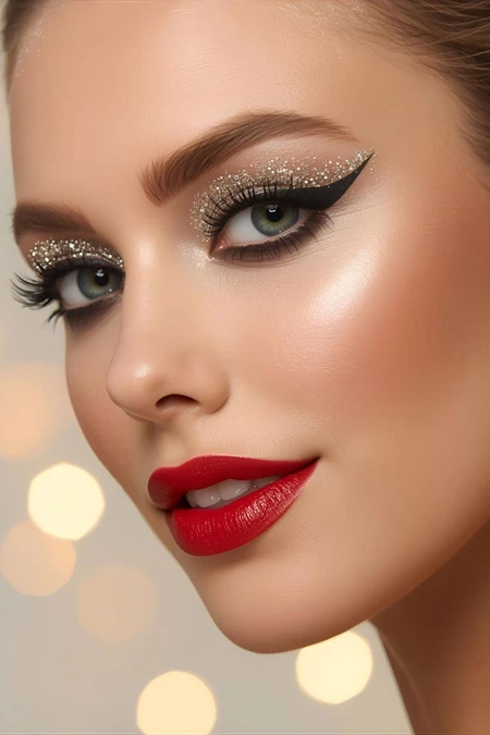 مدل ارایش چشم شاین 24
