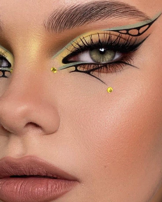 مدل خط چشم رنگی و گرافیکی 22