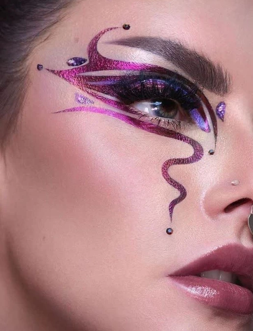 مدل خط چشم رنگی و گرافیکی 23