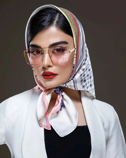 مدل روسری مینی اسکارف فانتزی 29