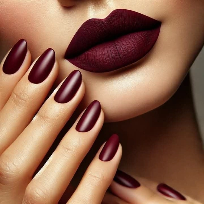 مدل رژ لب قرمز و مخملی 3