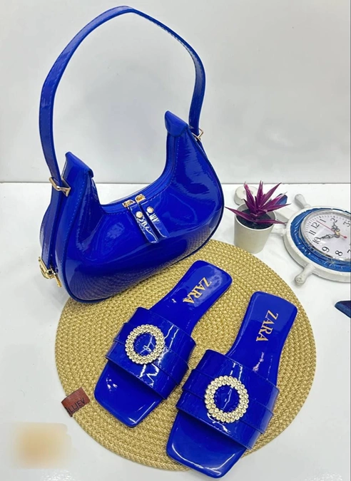 مدل ست کیف وکفش ورنی 1