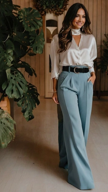 مدل شلوار بگ پارچه ای 14