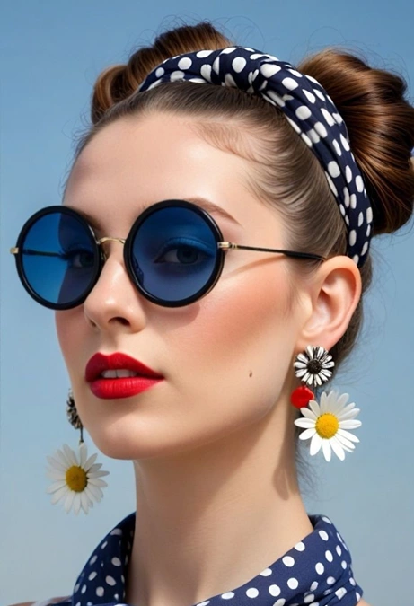 مدل عینک افتابی شیشه رنگی 3