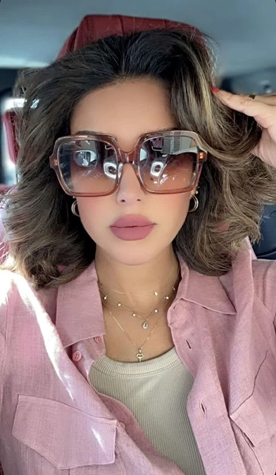 مدل عینک افتابی مربعی زنانه 16