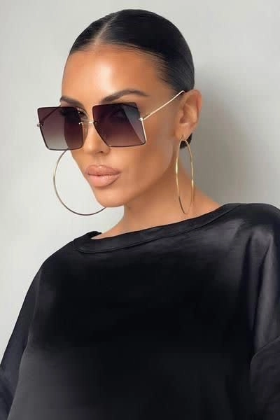 مدل عینک افتابی مربعی زنانه 17