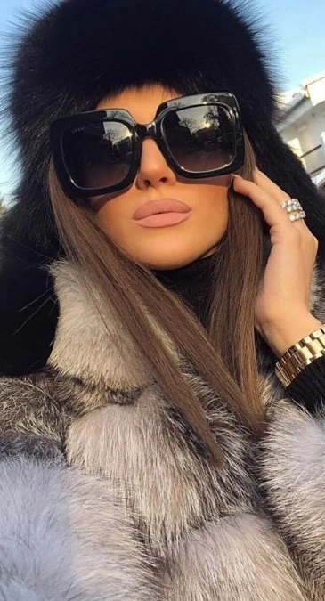 مدل عینک افتابی مربعی زنانه 2