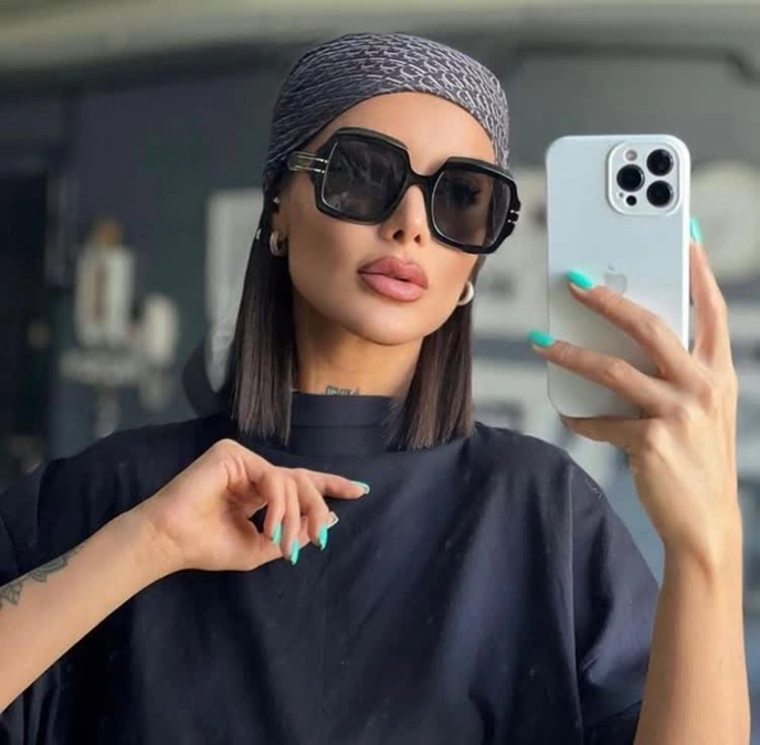 مدل عینک افتابی مربعی زنانه 21