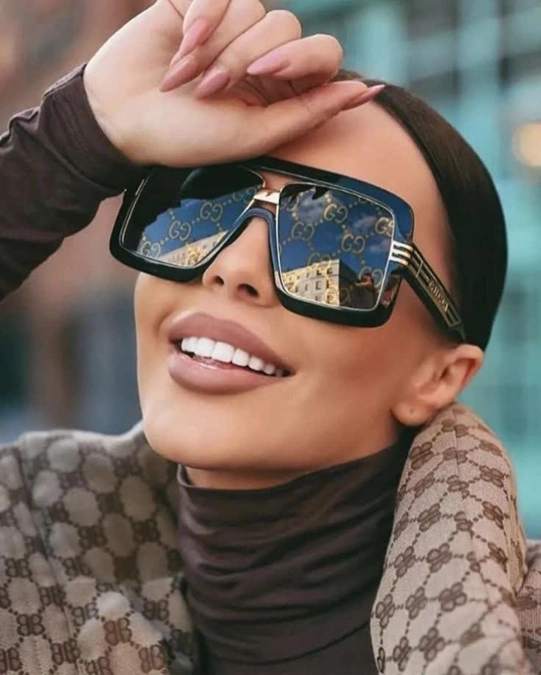 مدل عینک افتابی مربعی زنانه 8