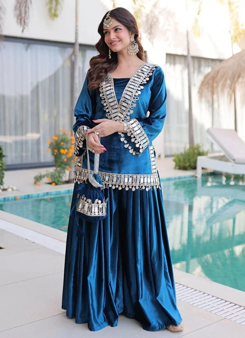 مدل لباس پنجابی و هندی 23
