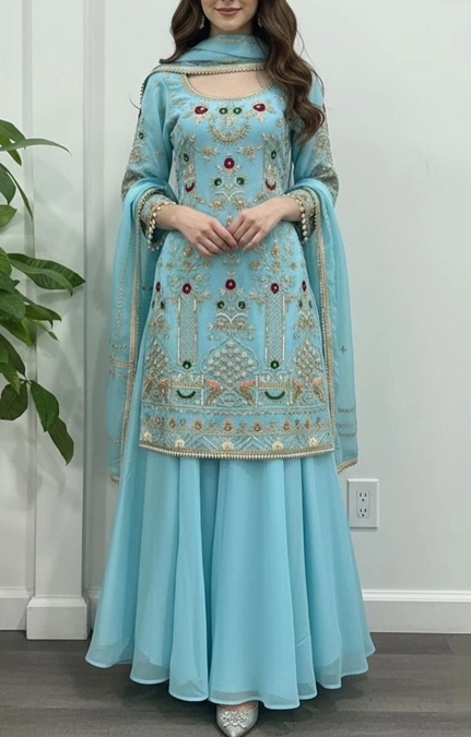 مدل لباس پنجابی و هندی 25