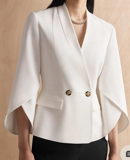 مدل مانتو سفید ابری 4