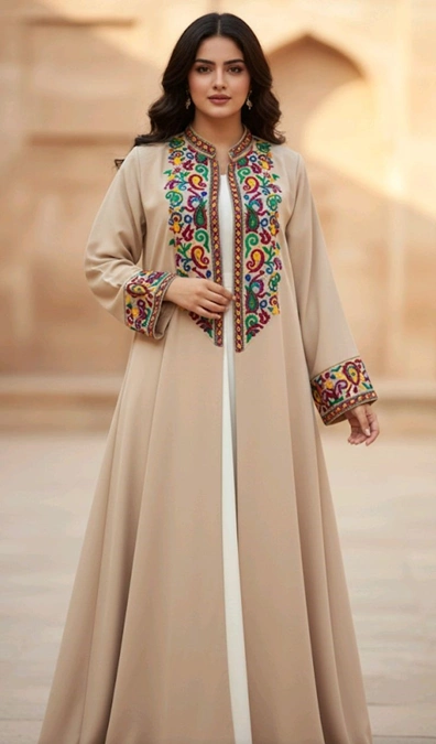 مدل مانتو سنتی وسوزن دوزی 16